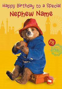 Tap to view Paddington Bear Birthday Card -To a Special Nephew