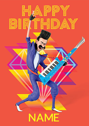 Despicable Me Balthazar Bratt Personalised Birthday Card Funky Pigeon