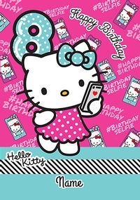 Hello Kitty 8 Today Birthday Card Funky Pigeon