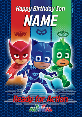 Pj Masks Birthday Cards Funky Pigeon