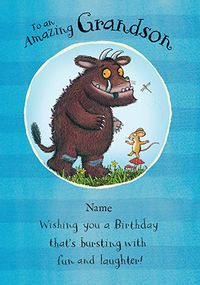 Tap to view The Gruffalo - Grandson Personalised Birthday Card