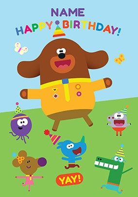 Hey Duggee - Personalised Birthday Card | Funky Pigeon