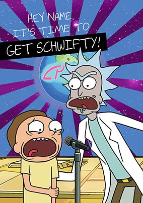 Happy Birthday Card Rick And Morty