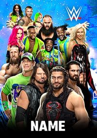 Tap to view WWE All the Gang Personalised Card