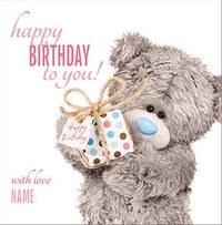 Tap to view Me To You - Happy Birthday With Love Personalised Card