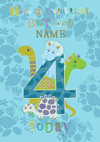 Tap to view 4th Birthday Dinosaur Cards