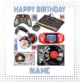 Gamer Personalised Birthday Card | Funky Pigeon