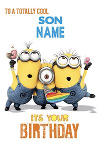 Tap to view Despicable Me 2 - Totally Cool Minion Son Birthday