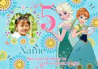 Tap to view Disney's Frozen Birthday Card - Special 5th Birthday Photo Upload