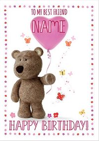 Tap to view Barley Bear Best Friend Birthday Card