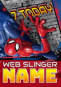 Tap to view Spider-Man Age 7 Birthday Card