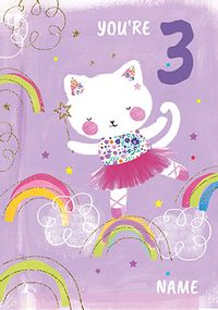 Tap to view 3 Today Ballerina Cat Birthday Card