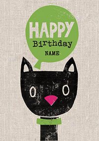 Tap to view Sarah Kelleher - Cat Personalised Birthday Card