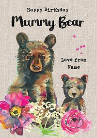 Tap to view Sarah Kelleher - Mummy Bear Personalised Card