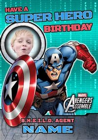 Tap to view Avengers Assemble - Captain America Birthday Boy