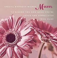 Tap to view Mum Birthday Wishes Personalised Card