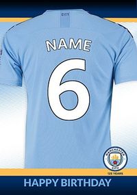 Tap to view Man City Football Shirt Card