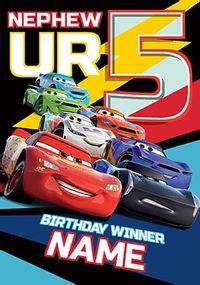 Tap to view Cars 3 Nephew Birthday Card