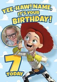 Tap to view Toy Story Jessie Photo Birthday Card