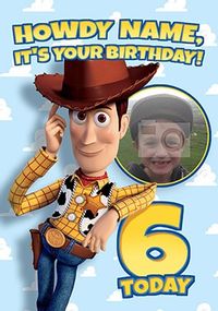 Tap to view Toy Story Woody Photo Birthday Card