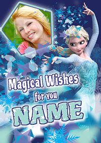 Tap to view Elsa Frozen Photo Birthday Card