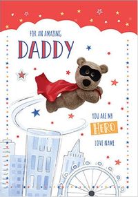 Tap to view Barley Bear Amazing Daddy Personalised Card
