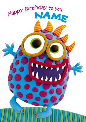 Marzipan Toy Box - Monster | Funky Pigeon