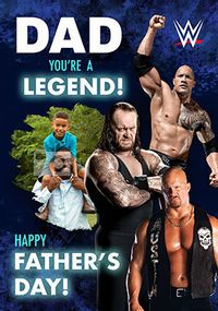 Tap to view WWE - Dad You're a Legend Father's Day Photo Card
