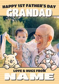 Tap to view Winnie The Pooh Grandad's 1st Father's Day Card