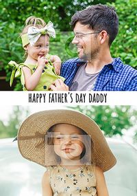 Tap to view Happy Father's Day Daddy Multi Photo Card