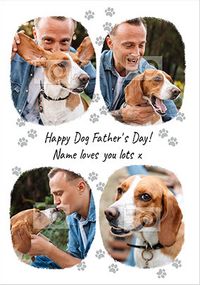 Tap to view Happy Dog Father's Day Photo Card