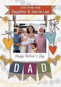 Tap to view From Daughter & Son-in-Law Photo Father's Day Card