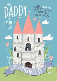 Tap to view From your Little Princess Daddy Father's Day Card