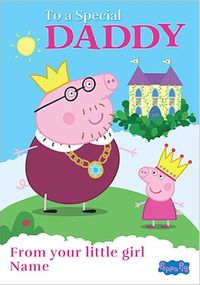 Tap to view Peppa Pig Special Daddy Father's Day Card - Little Girl