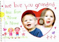 Tap to view We Love You Grandad Photo Father's Day Card