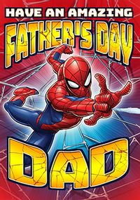 Tap to view Spider-Man Amazing Dad Father's Day Card