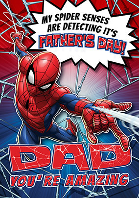Spider-Man Father's Day Dad card | Funky Pigeon