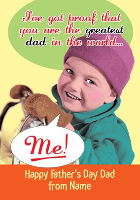 Funky Kids - Proof Father's Day Card | Funky Pigeon