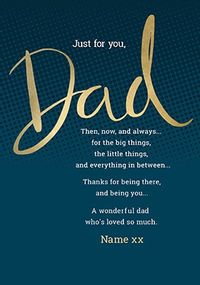 Tap to view Loved So Much Personalised Father's Day Card