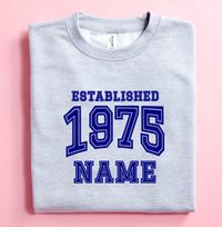 Tap to view Made In-Est Personalised Sweatshirt