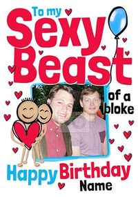 Tap to view Sexy Beast Photo Birthday Card
