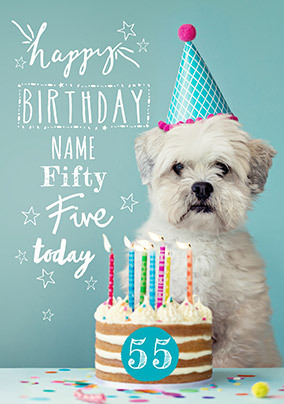 puppy birthday card