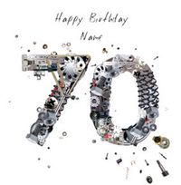Tap to view Scrap 70th Birthday Card
