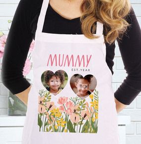 Personalised Mummy And Child Kitchen Apron Set - Sunday's Daughter