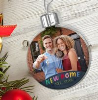 Tap to view New Home Photo Bauble
