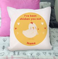 Tap to view I've Been Chicken You Out Personalised Cushion