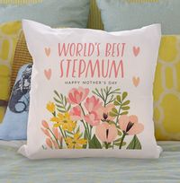 Tap to view World's Best Step Mum Personalised Cushion