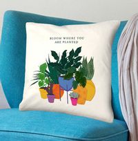Tap to view Bloom Where You Are Planted Personalised Cushion
