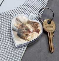 Tap to view Full Photo Cat Heart Keyring