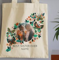Tap to view Best Sister Ever Photo Tote Bag